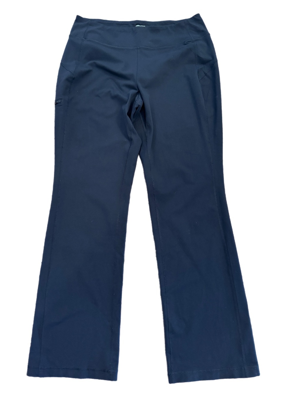 Duluth Trading Noga Pants Women's L 33" Inseam Black Boot Cut Athleisure Sporty - Picture 2 of 8